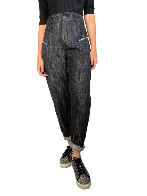 Pantalón Denim Gris