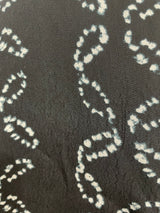 Vestido Negro Estampado