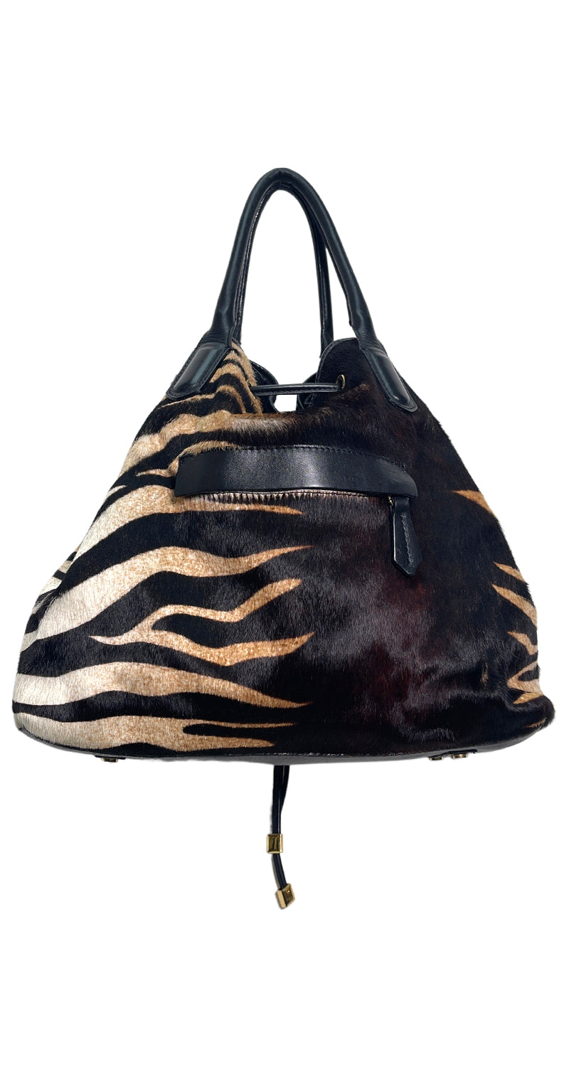 Cartera Cuero Animal Print