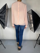 Blusa Manga Larga Rosa Patel