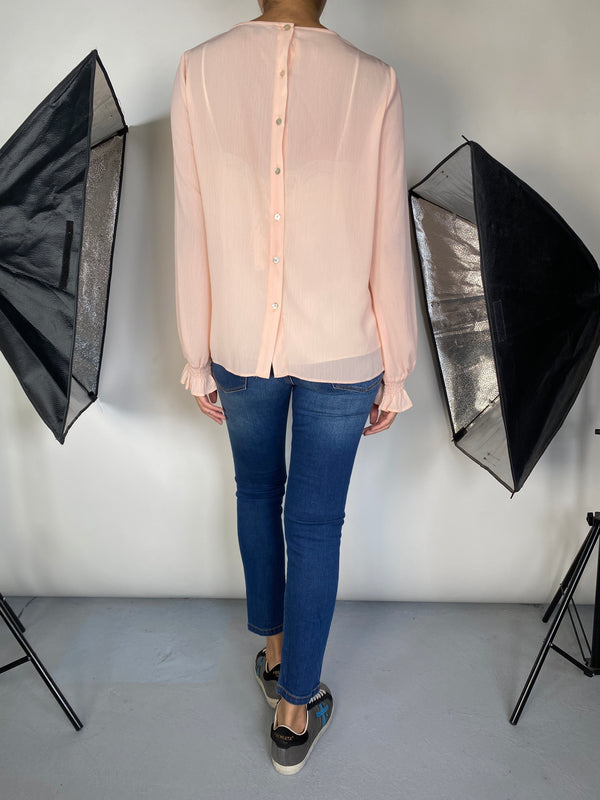 Blusa Manga Larga Rosa Patel
