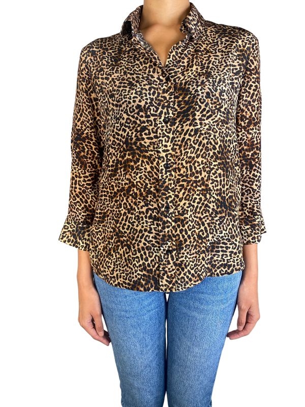 Blusa Animal Print Seda