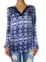 Blusa Estampada Seda