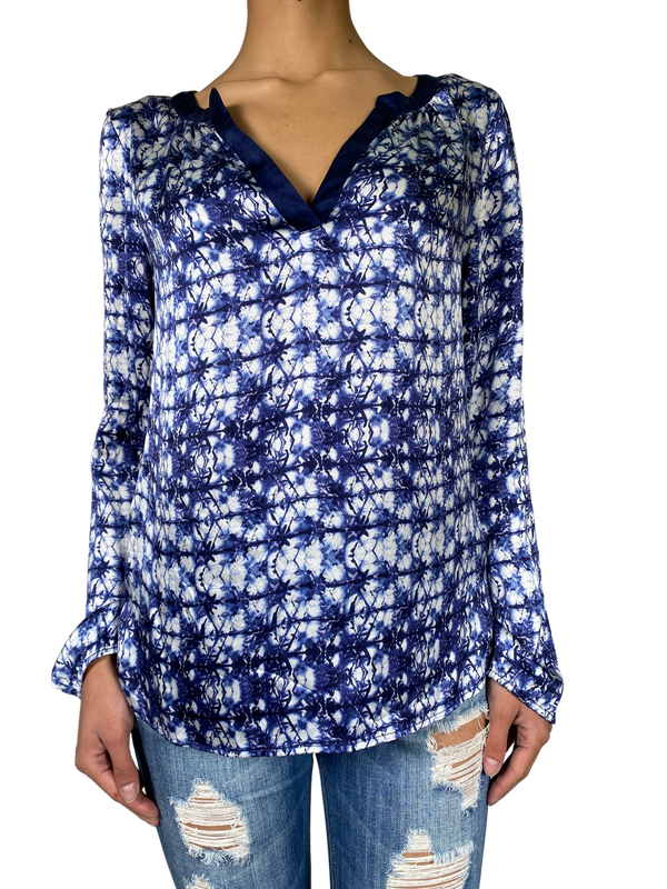 Blusa Estampada Seda
