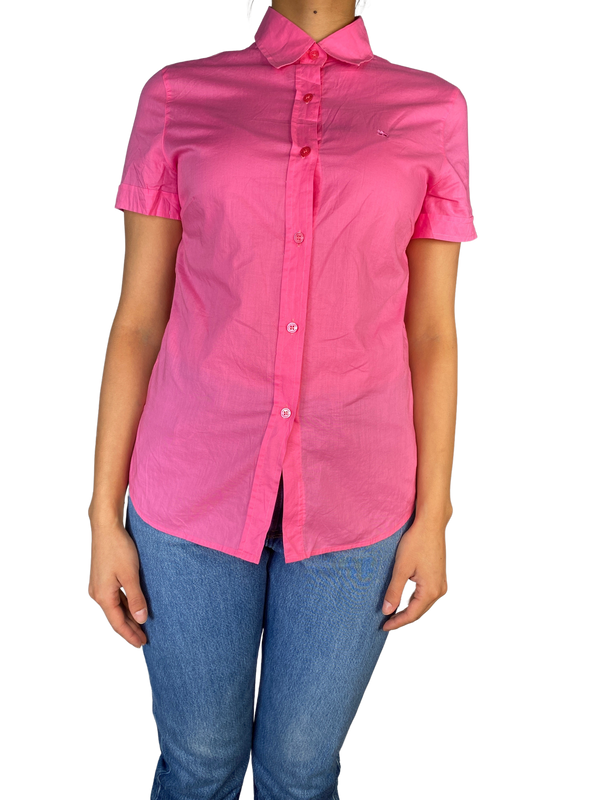 Blusa Rosada Manga Corta