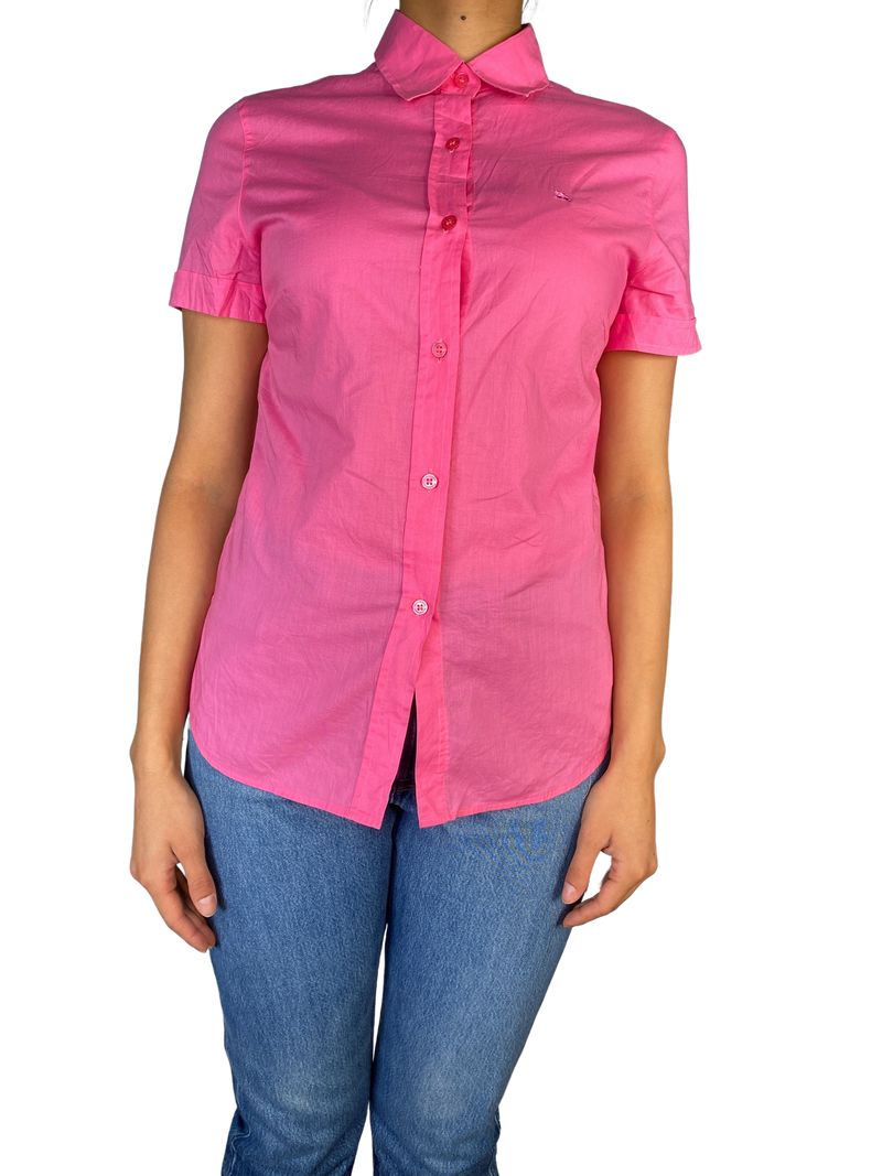 Blusa Rosada Manga Corta