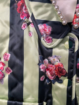 Parka Verde Flores