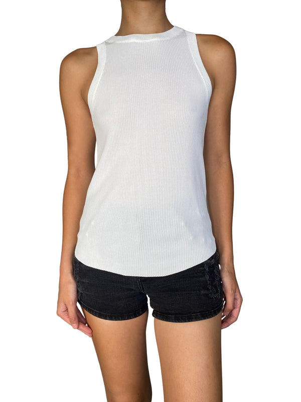 Polera Elastica Blanca