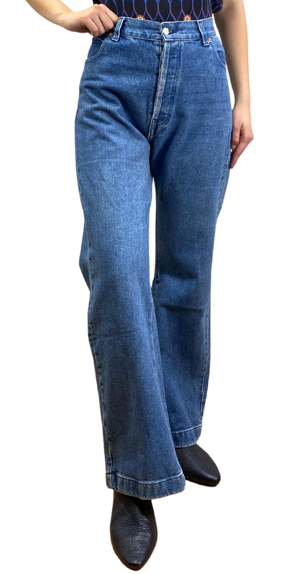 Jeans Palazzo Azul