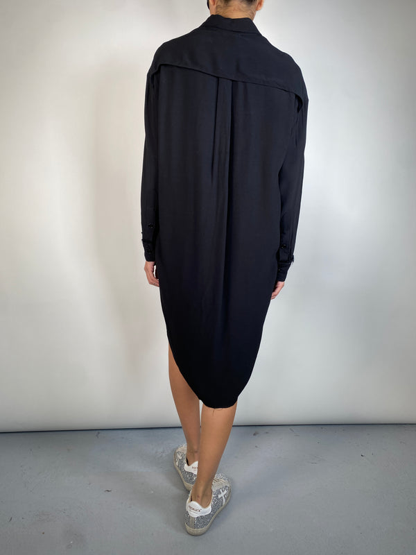 Vestido Camisero Negro