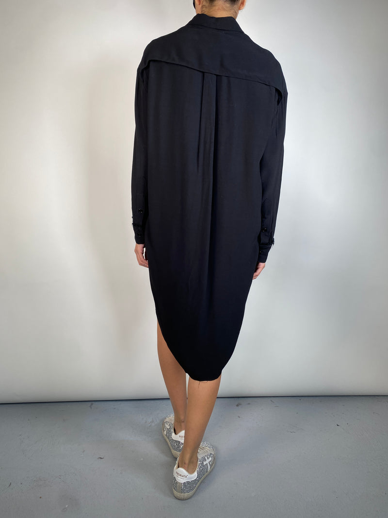 Vestido Camisero Negro