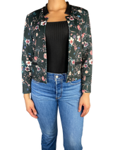 Chaqueta Verde Floral