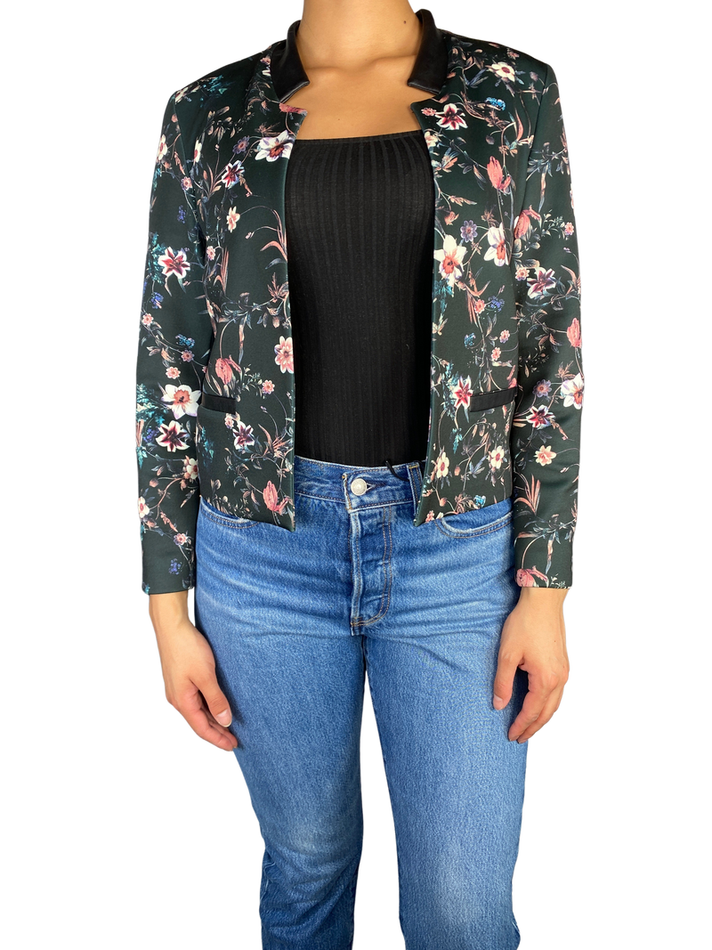 Chaqueta Verde Floral