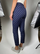 Pantalón Azul Estampado