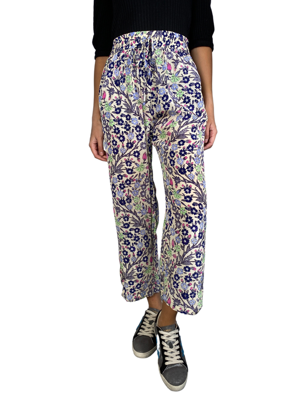 Pantalón Floreado Multicolor