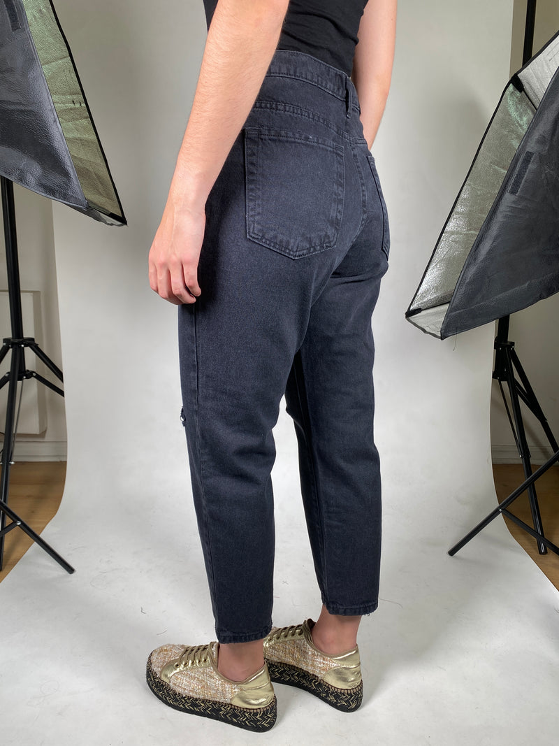 Jeans Mom Negro