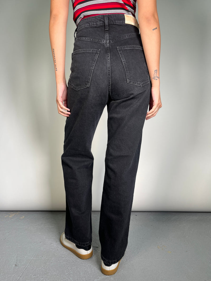 Jeans Straight Crop Fit