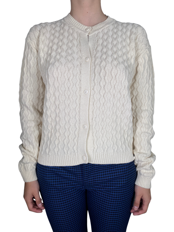 Sweater Blanco Tejido