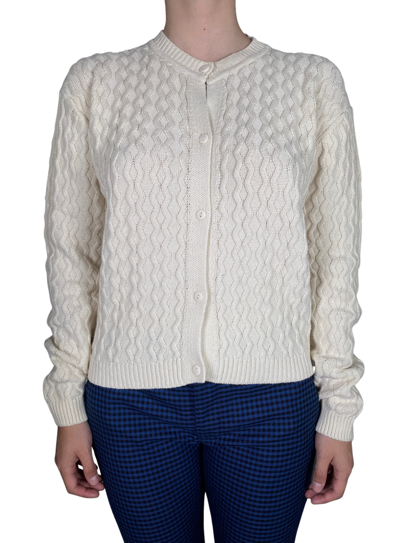 Sweater Blanco Tejido