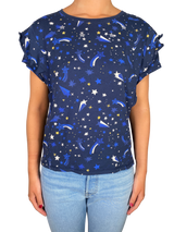 Polera Azul Estrellas