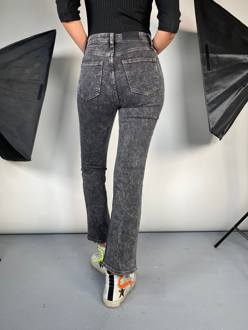 Jeans Negro Deslavado PISTOLA – Market People - Main Image