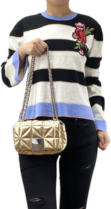Cartera Cuero Acolchada
