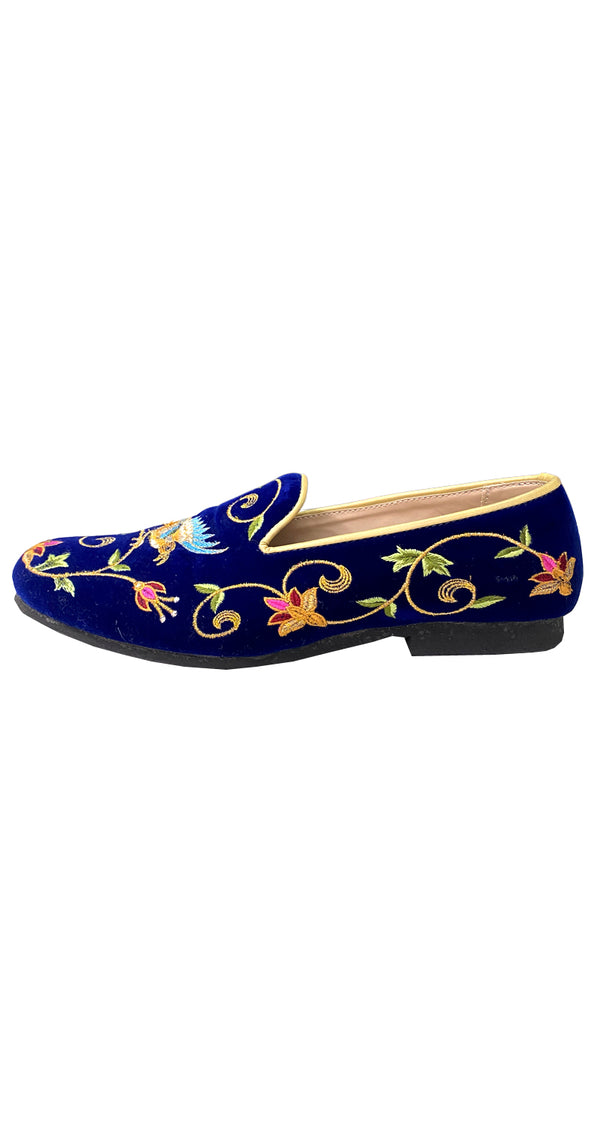 Mocasines Azul Pajaros