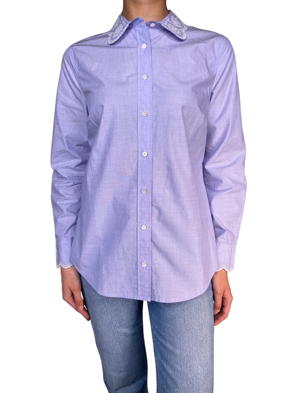 Blusa Cuello Bordado