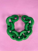 Pulsera Cadenas Verde