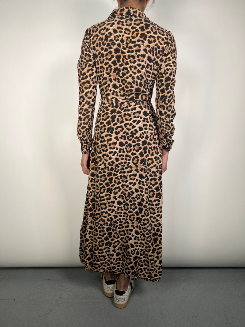 Vestido Maxi Animal Print