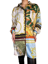 Blusa Larga Estampada