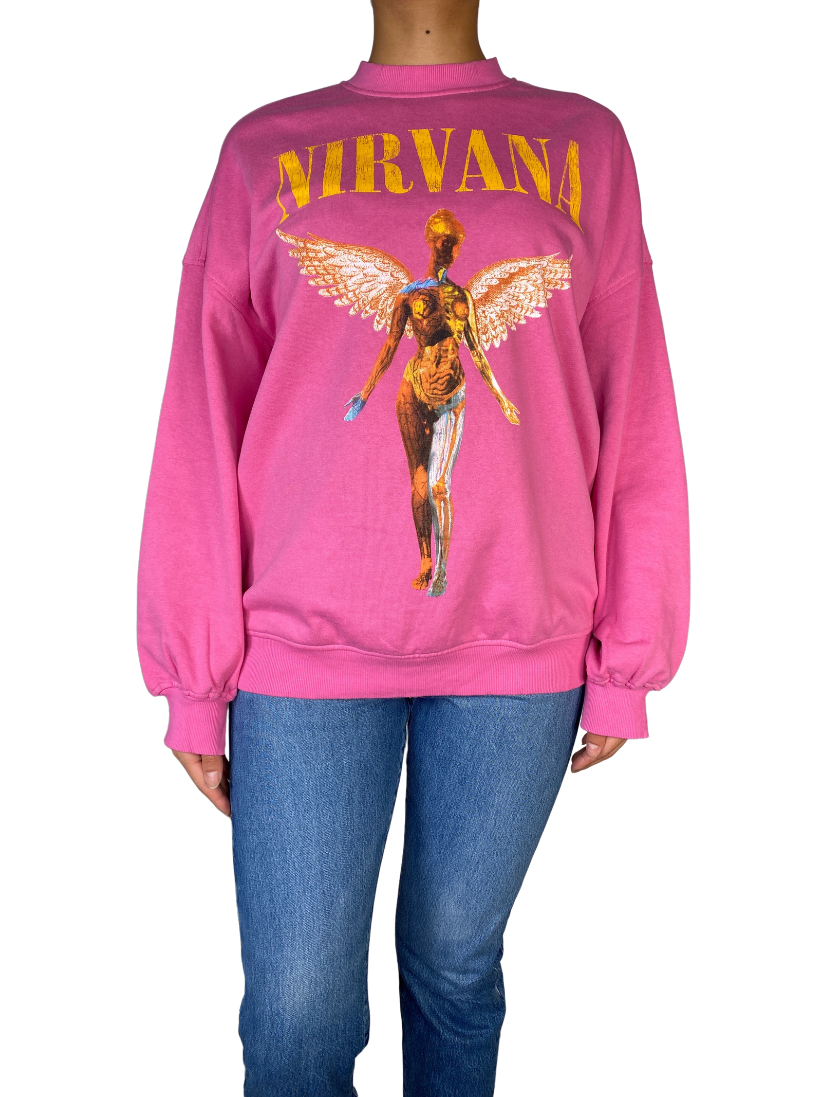 Poleron Rosado Hombre H&m Polerón Nirvana H&M – Market People