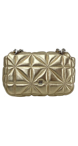 Cartera Cuero Acolchada