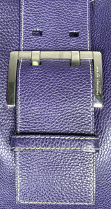 Bolso Morado Cuero