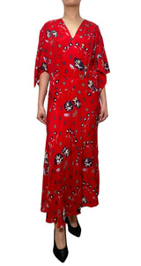 Vestido Seda Rojo