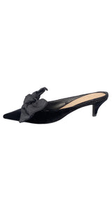 Mules Negros Lazos