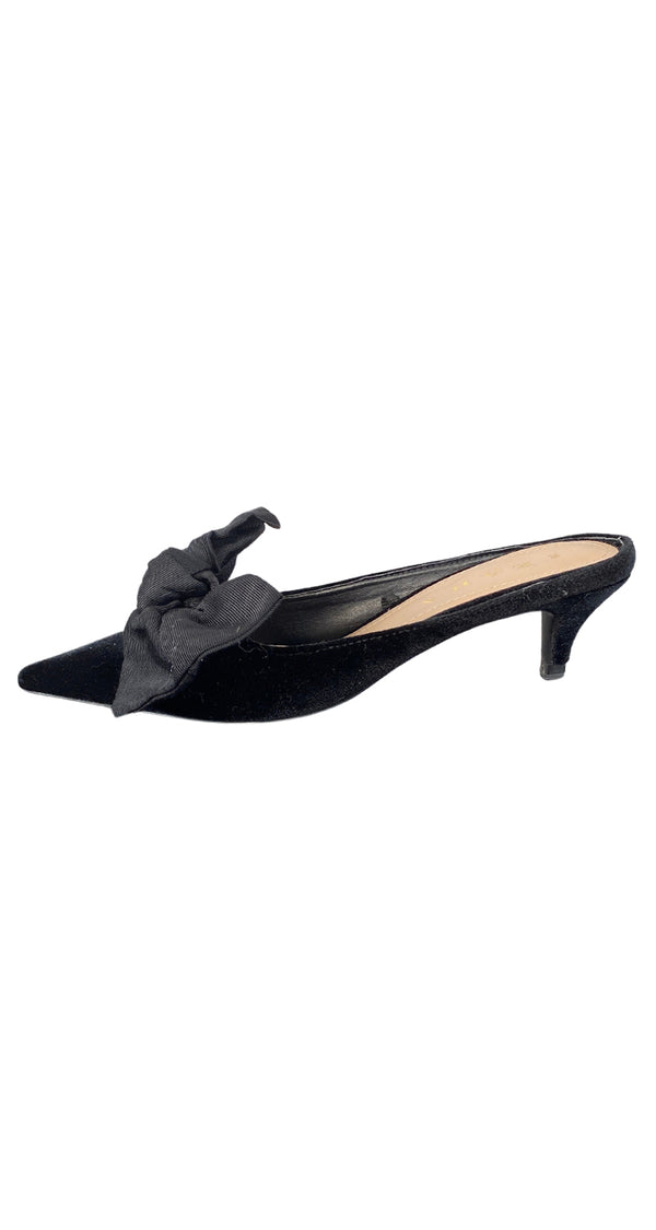 Mules Negros Lazos