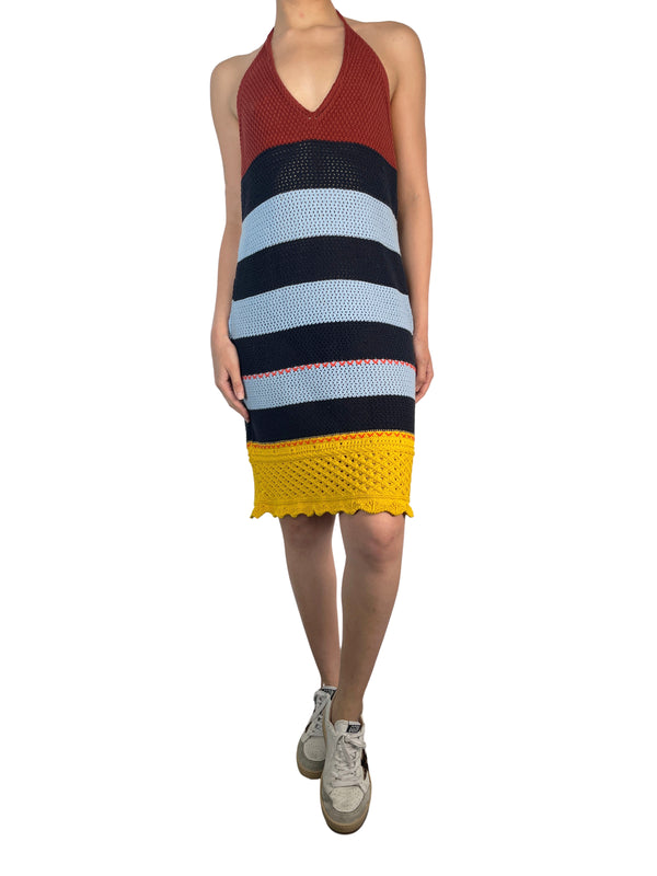 Vestido Tejido Franjas