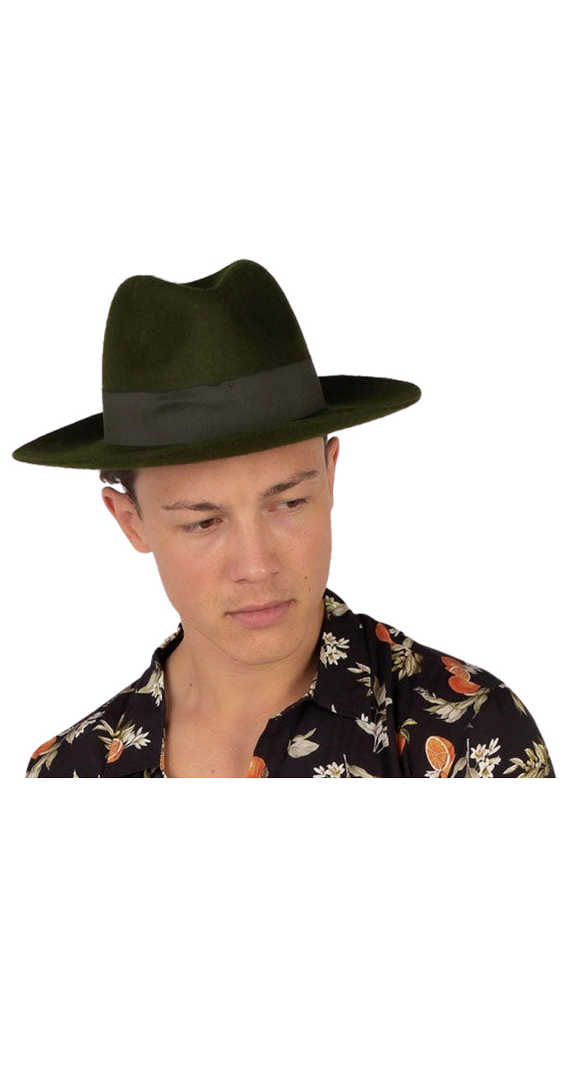 Sombrero Fields Fedora Olive