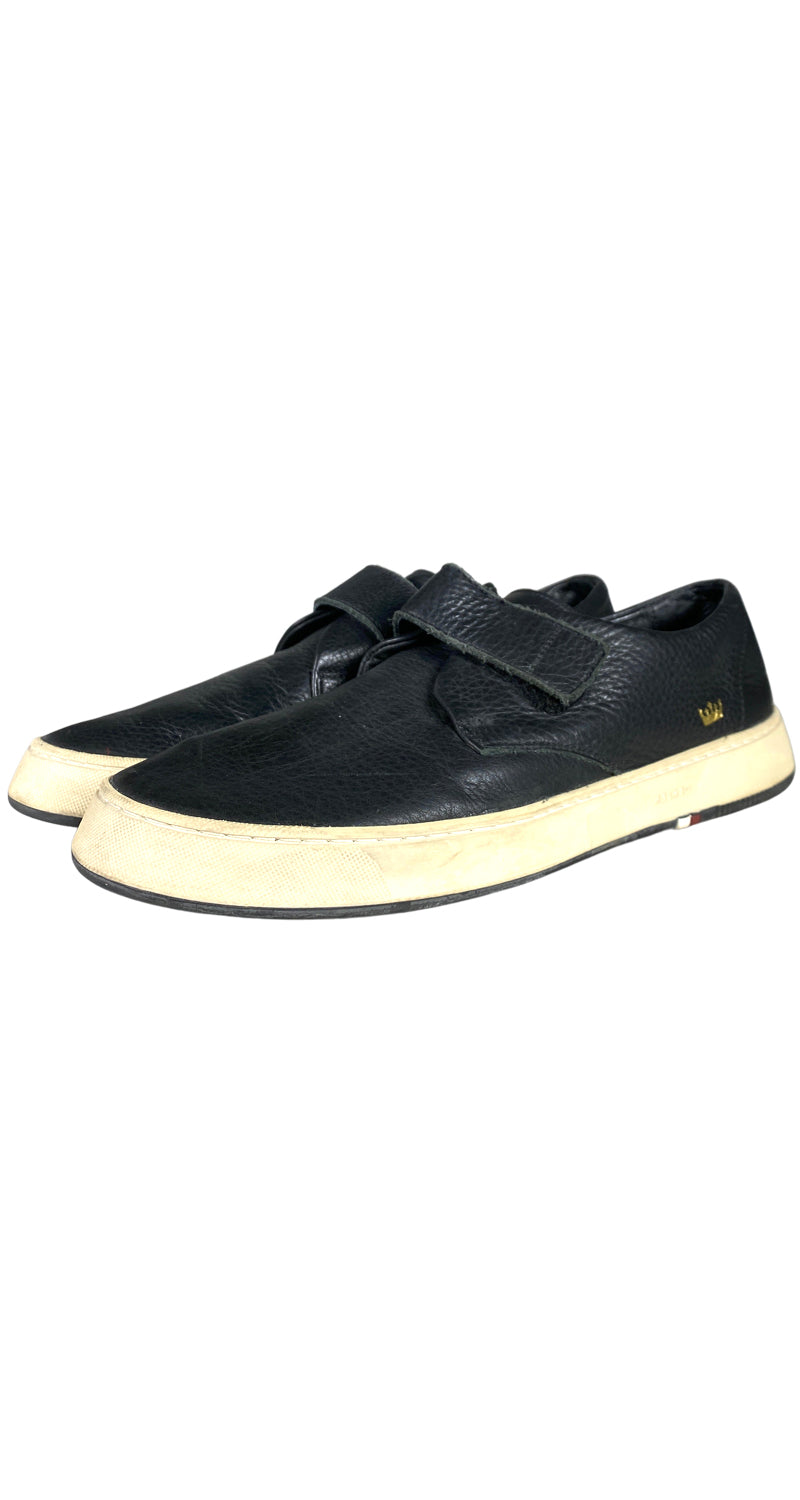 Zapatillas Cuero Negro