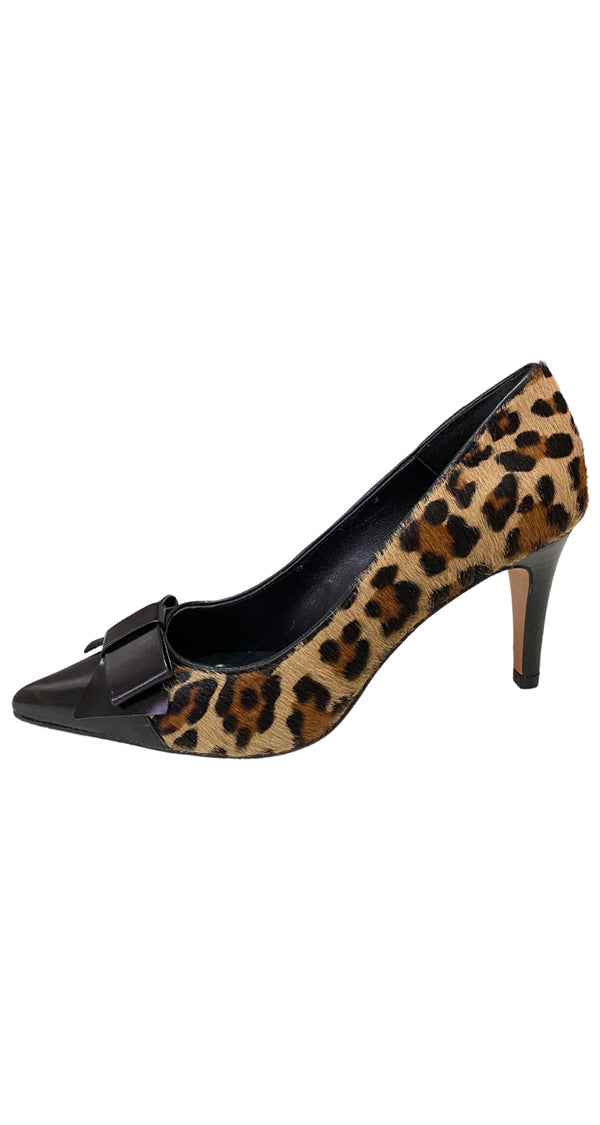 Zapatos Taco Alto Animal Print