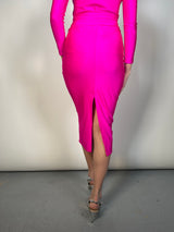 Set Fucsia Satinado