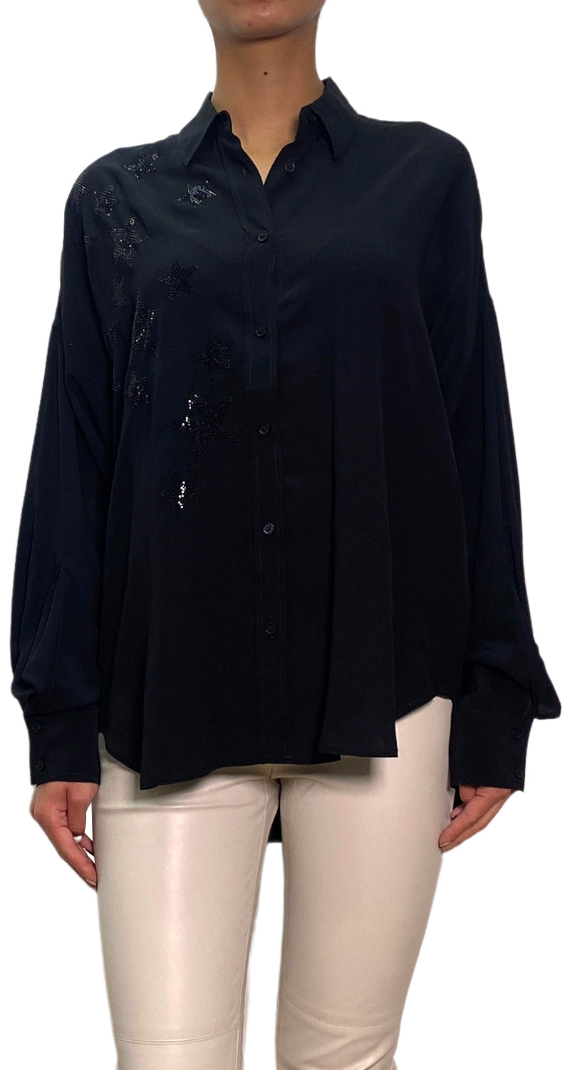 Blusa Negra Estrellas
