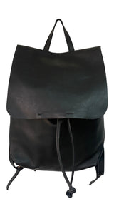 Mochila Cuero Negro