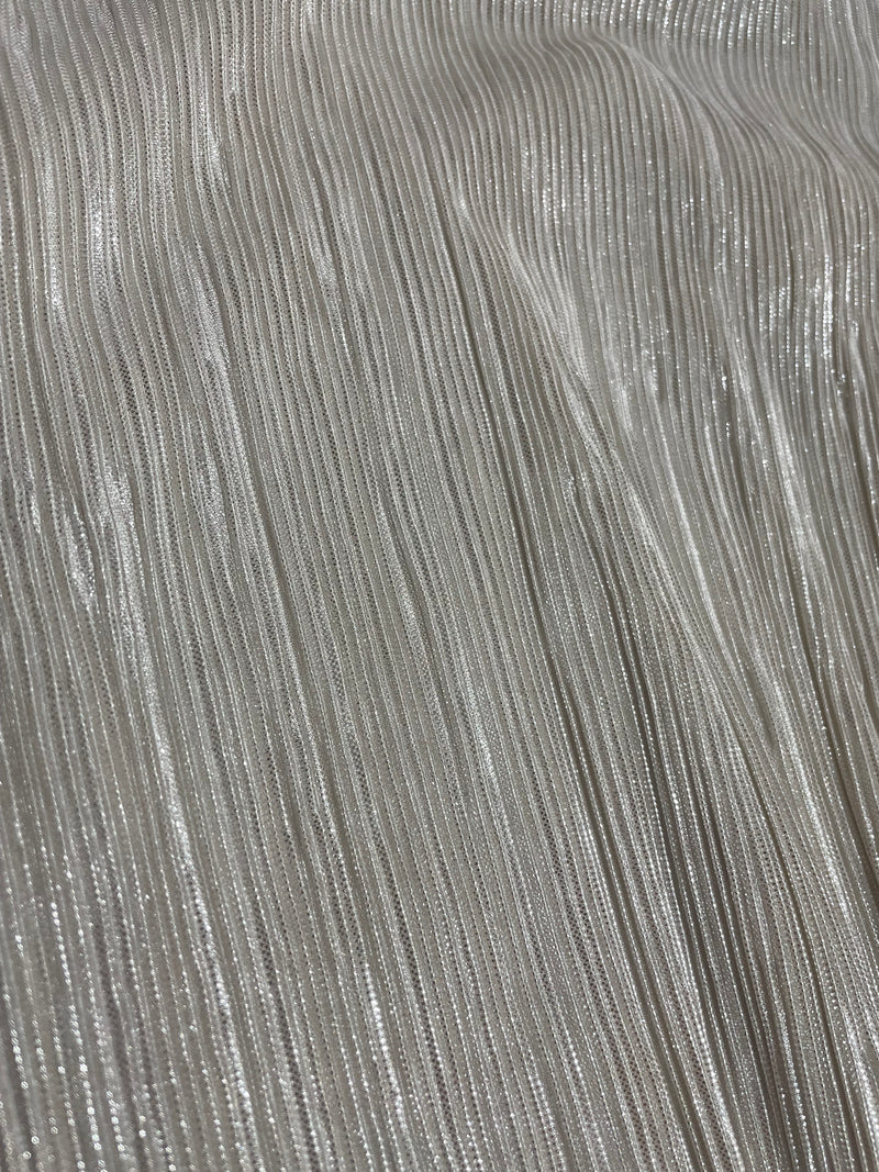 Blusa Plisada Metalizada