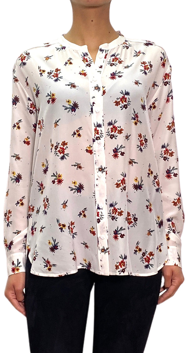 Blusa Seda Flores