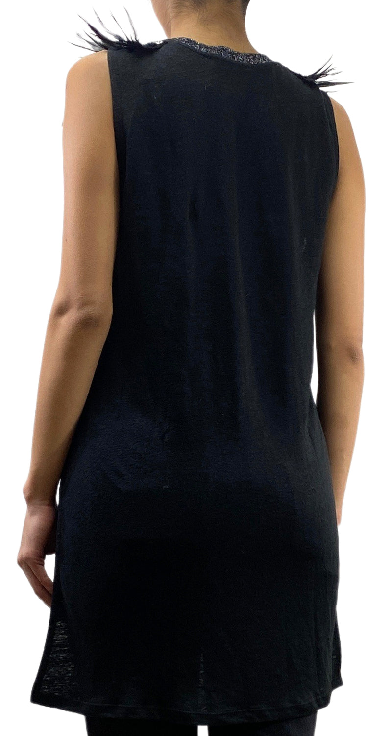 Polera Lino Negra