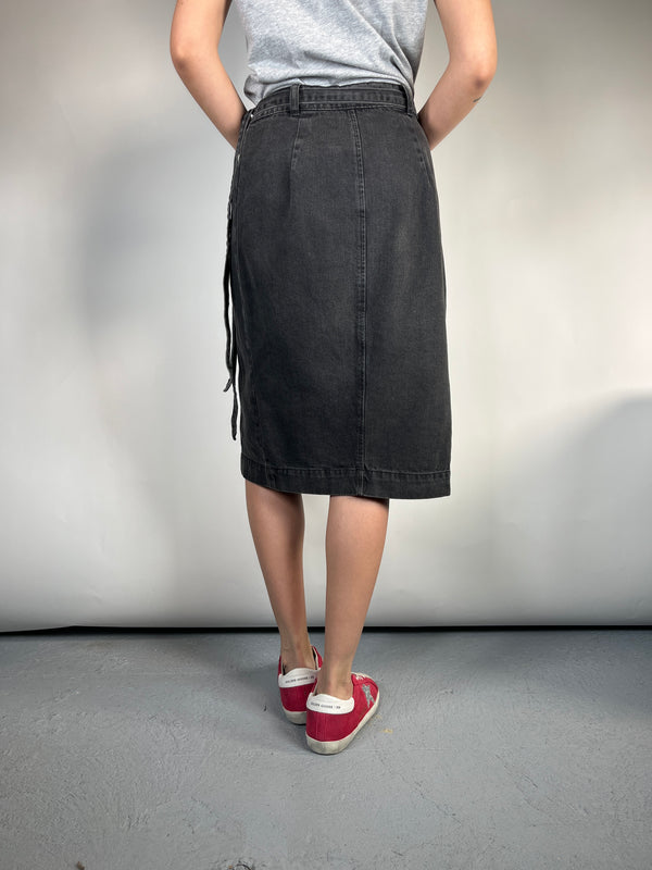 Falda Wrap Denim