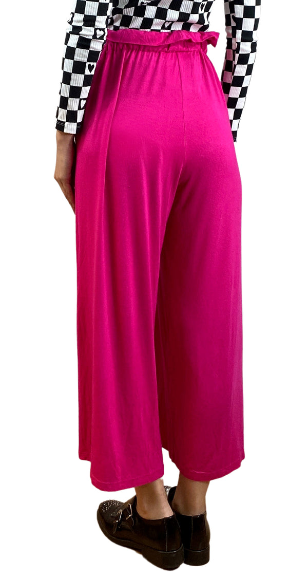 Pantalón Culotte Fucsia