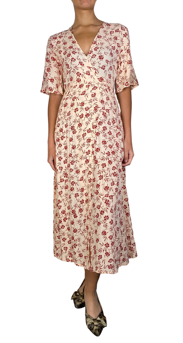 Vestido Rosas Faithfull The Brand x Anthropologie